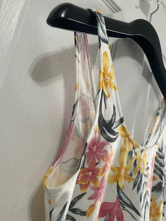 H&M Divided Tropical Floral Skater Dress - Sz 8 EUC - Picture 6 of 6